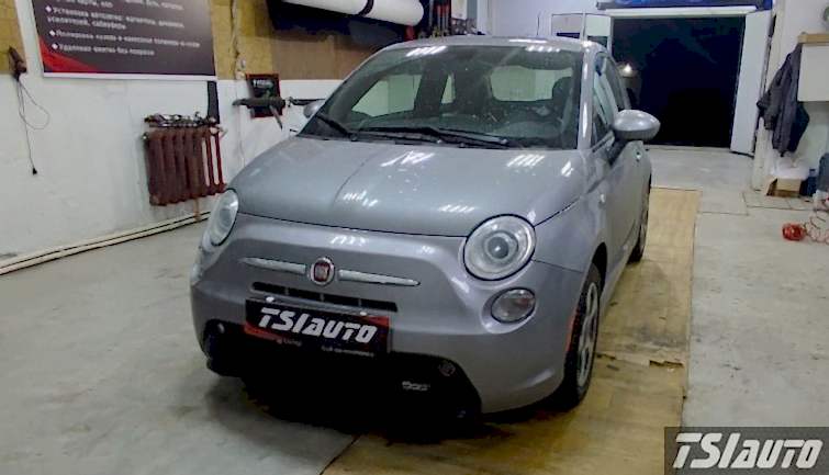 Правильная шумоизоляция Fiat 500E в Алматы Правильная шумоизоляция Fiat 500E в Алматы